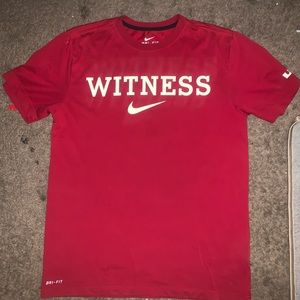 “Witness” print Nike Dryfit